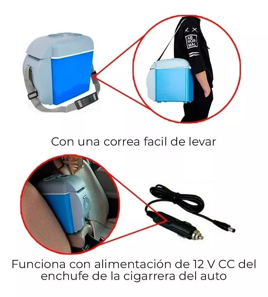 MINI COOLER PORTÁTIL PARA AUTOS DE 7.5L