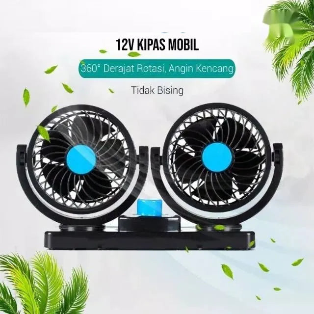 VENTILADOR 2 EN 1 PARA AUTO